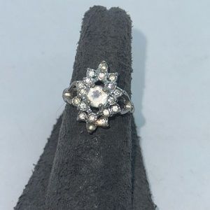 Size 7 Silver Plated Brass Ring